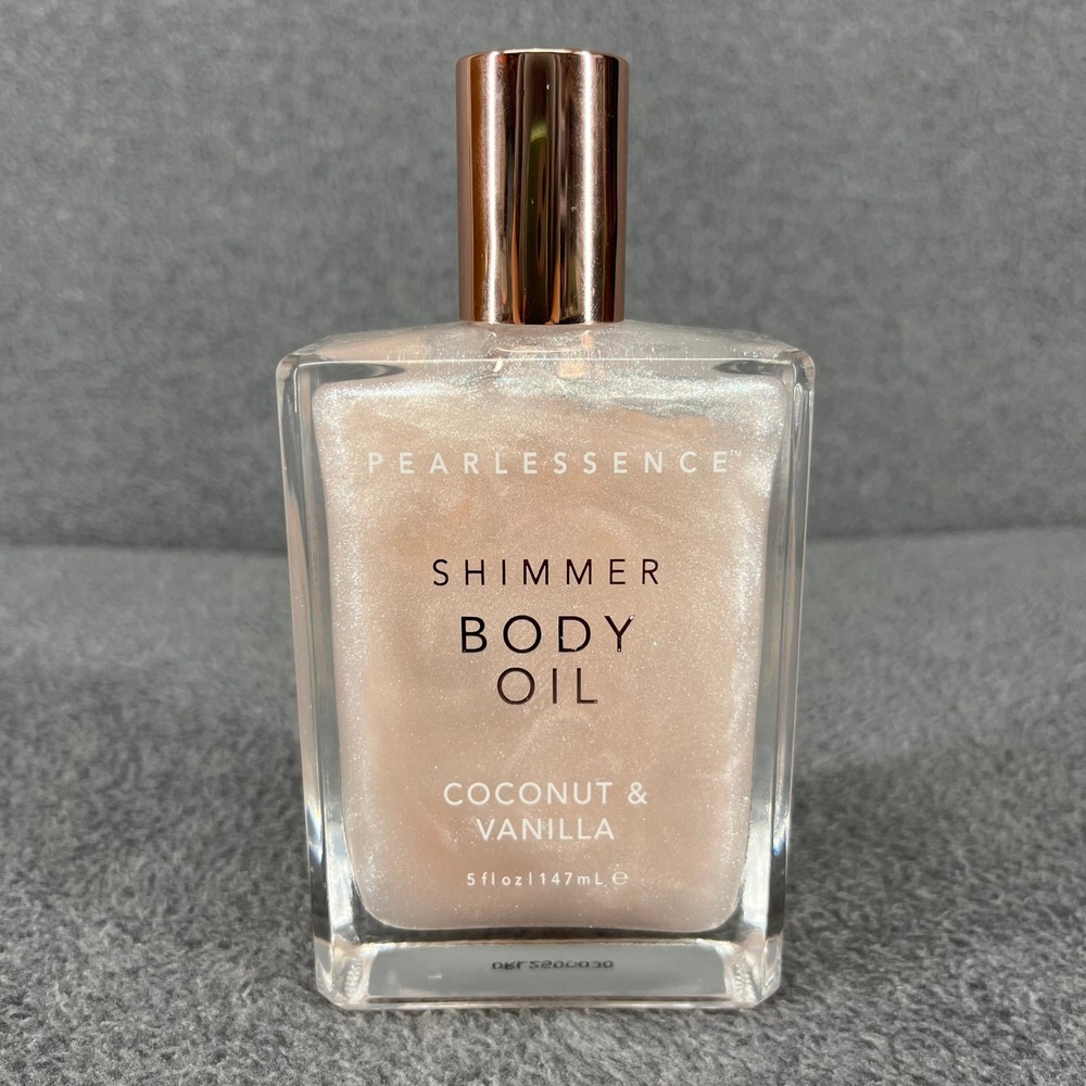 Pearlessence Shimmer Body Oil Women 5oz Coconut Vanilla Illuminating Glow Mist